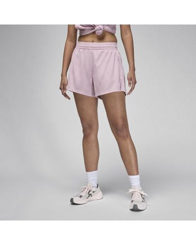 Nike Jordan Sport Shorts Met Mesh - Roze