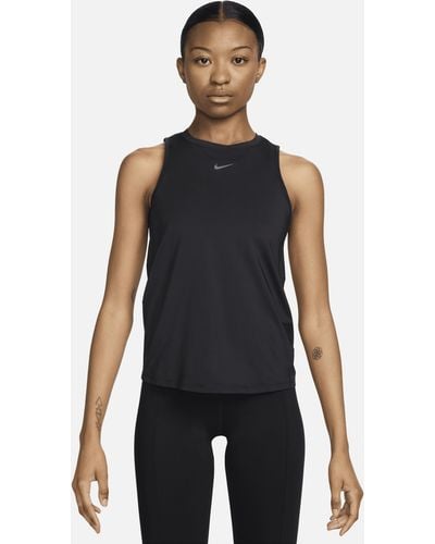Nike One Classic Dri-fit Tank Top Polyester - Blue