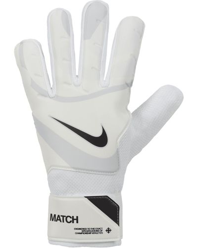 Nike Match Soccer Goalkeeper Gloves - White