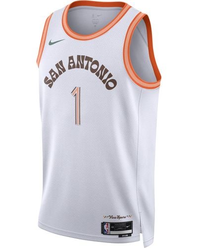 Nike Victor Wembanyama San Antonio Spurs City Edition 2023/24 Dri-fit Swingman Nba-jersey - Blauw