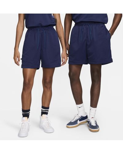 Nike Sb Skate Basketball Shorts - Blue