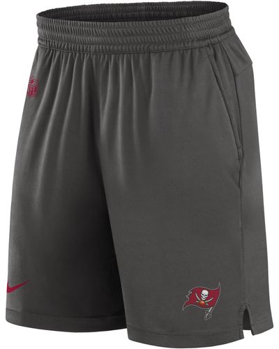 Nike Dri-fit Sideline (nfl Tampa Bay Buccaneers) Shorts - Gray