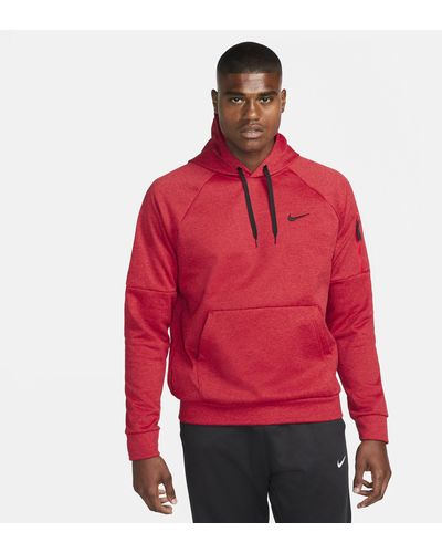 Nike Mens Therma Pullover Mens Therma Pullover - Red