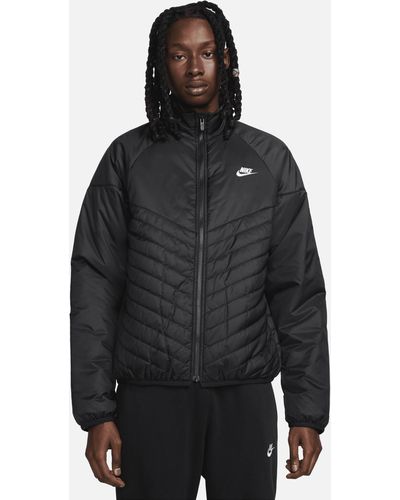 Nike Sportswear Windrunner Therma-fit Water-resistant Puffer Jacket 50% Recycled Polyester - Black