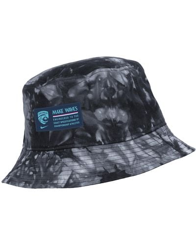 Nike San Diego Wave Fc Nwsl Tie-dye Bucket Hat - Blue