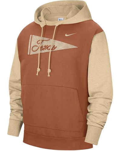 Nike Texas Standard Issue College Pullover Hoodie - Brown