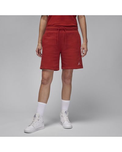 Nike Jordan Brooklyn Fleece Shorts Cotton - Red