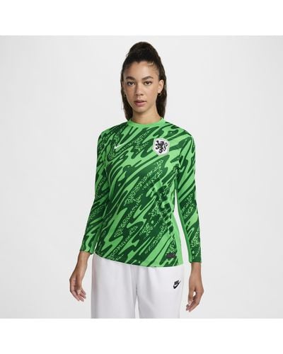 Nike Netherlands ( Team) 2024/25 Stadium Goalkeeper Dri-fit Football Replica Shirt - Green