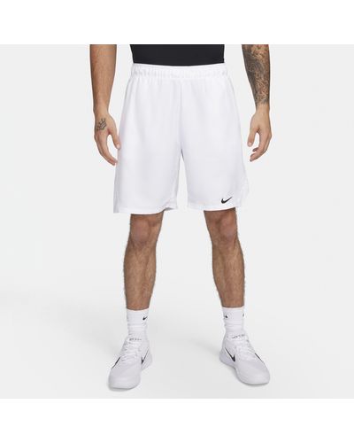 Nike Court Victory Dri-fit 23cm (approx.) Tennis Shorts 50% Recycled Polyester - White