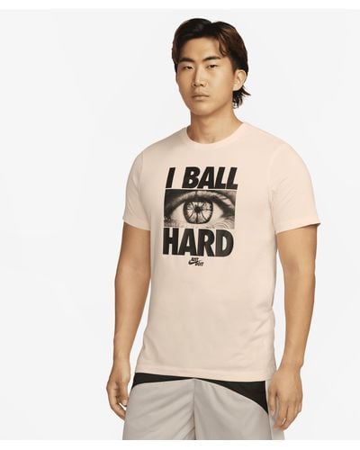 Nike Dri-fit Basketball T-shirt - Natural