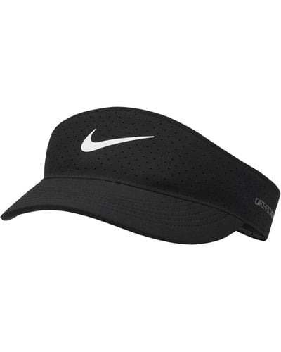Nike Dri-fit Adv Ace Tennis Visor 50% Recycled Polyester - Black