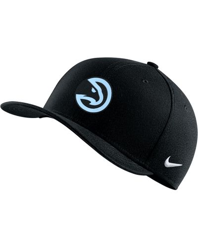 Nike Atlanta Hawks City Edition Nba Swoosh Flex Cap - Black