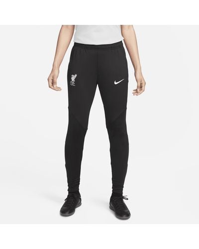 Nike Pantaloni da calcio in maglia dri-fit liverpool fc strike - Nero