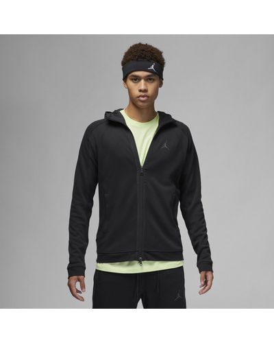 Nike Dri-fit Sport Air Fleece Full-zip Hoodie - Black