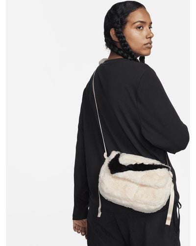 Nike Sportswear Futura 365 Faux Fur Crossbody Bag (1l) - Black