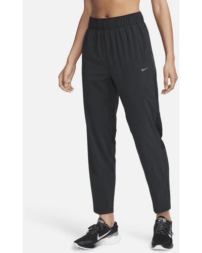 Nike Dri-fit Fast Mid-rise 7/8 Running Trousers Polyester - Black