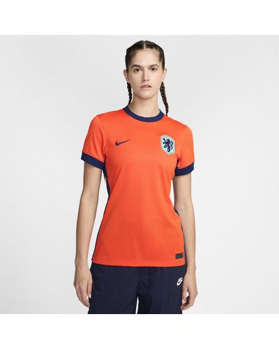 Nike Maglia da calcio replica dri-fit olanda (squadra maschile) 2024/25 stadium da donna - Arancione