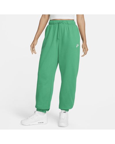 Nike Sportswear Club Fleece Mid-rise Oversized Sweatpants - Green