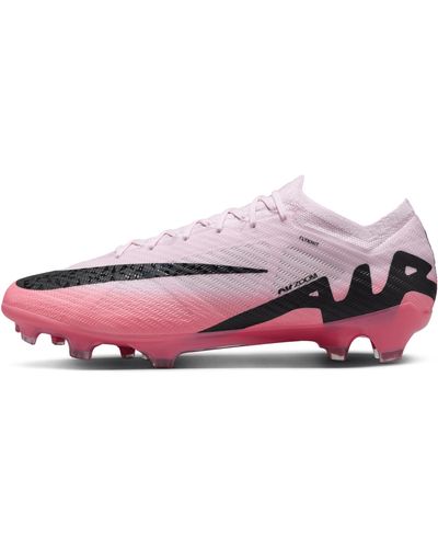 Nike Mercurial Vapor 15 Elite Fg Low-top Soccer Cleats - Pink