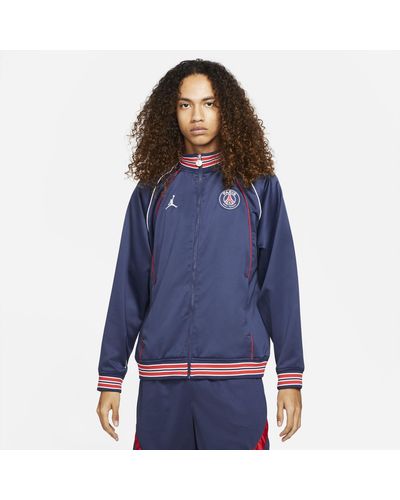 Nike Paris Saint-germain Club Anthem Jacket - Blue