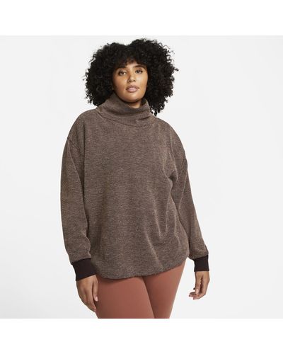 Nike Yoga Luxe Textured Cover-up - Brown