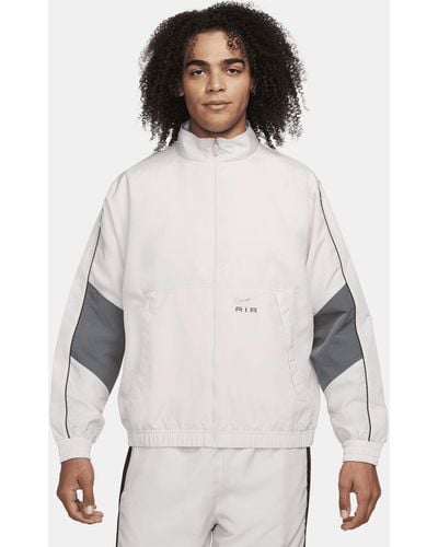 Nike Track jacket in tessuto air - Bianco