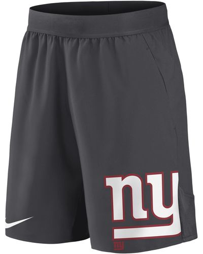 Nike Dri-fit Stretch (nfl New York Giants) Shorts - Gray