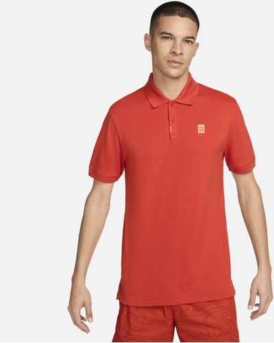 Nike The Polo Slim-fit Polo Polyester - Red