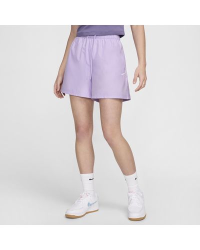 Nike Sportswear Essentials Repel Mid-rise Shorts - Purple