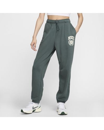 Nike Sportswear Club Fleece Oversized Mid-rise Sweatpants - Blue