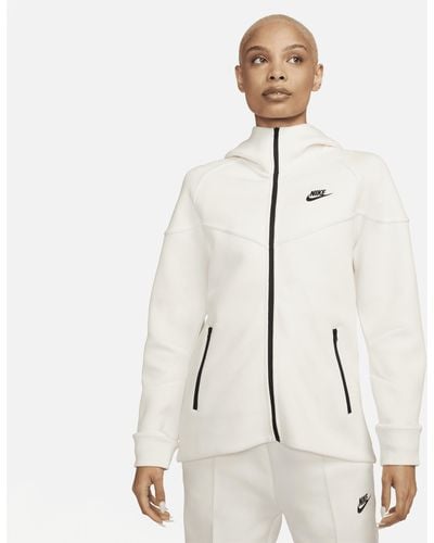 Nike Sportswear Tech Fleece Windrunner Full-zip Hoodie - Natural