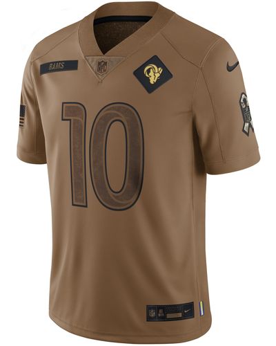 Nike Cooper Kupp Los Angeles Rams Salute To Service Dri-fit Nfl Limited Jersey - Brown