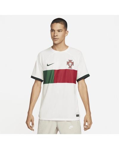 Nike Portugal 2022/23 Stadium Away Dri-fit Football Shirt 50% Recycled Polyester - White