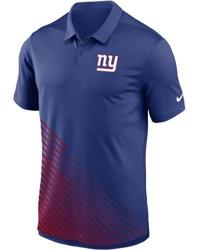 Nike Dri-fit Yard Line (nfl New York Giants) Polo - Blue