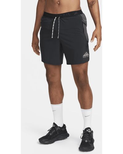 Nike Trail Second Sunrise Dri-fit 7" Brief-lined Running Shorts - Black