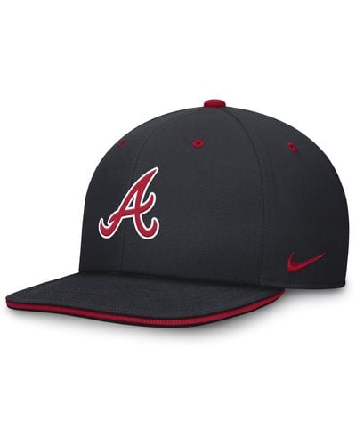 Nike Atlanta Braves Primetime Pro Dri-fit Mlb Adjustable Hat - Blue