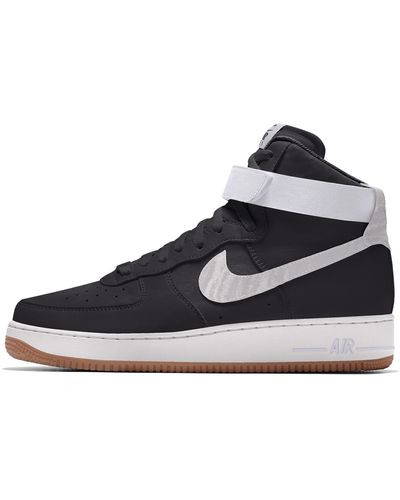 Nike Scarpa personalizzabile air force 1 high by you - Blu