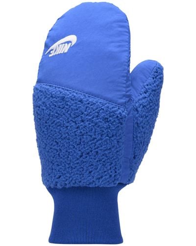 Nike Fleece Mittens - Blue