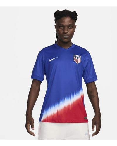 Nike Usmnt 2024 Stadium Away Dri-fit Football Replica Shirt Polyester - Blue