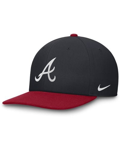 Nike Atlanta Braves Evergreen Pro Dri-fit Mlb Adjustable Hat - Blue