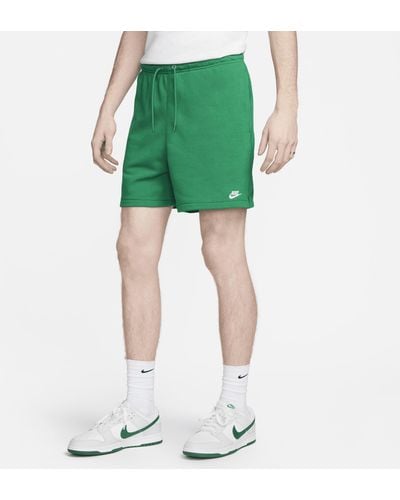 Nike Club French Terry Flow Shorts - Green
