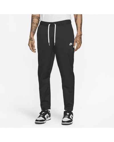 Nike Club Woven Tapered Leg Pants - Black