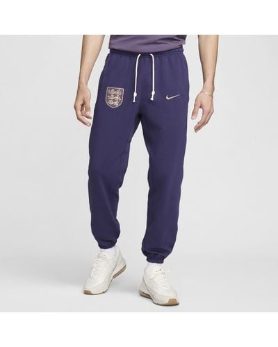 Nike England Standard Issue Football Trousers Polyester - Blue