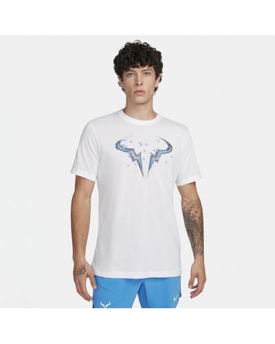 Nike Rafa Court Dri-fit T-shirt Polyester - White