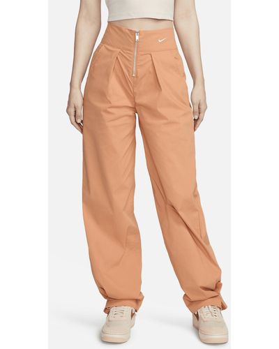 Nike Sportswear Collection Woven Trouser Pants - Orange