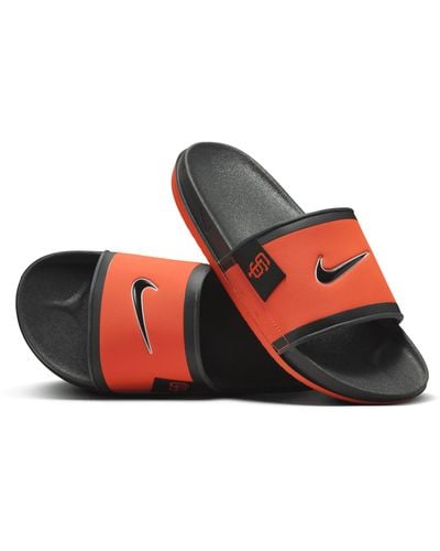 Nike Offcourt (san Francisco Giants) Offcourt Slides - Orange