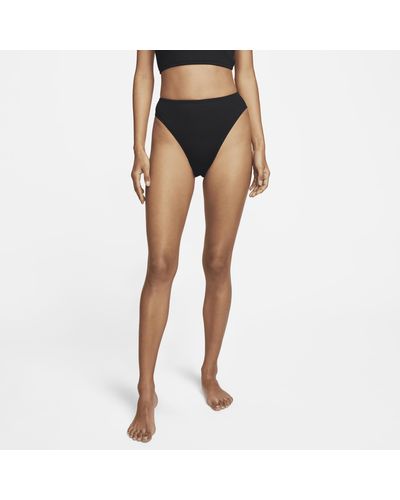 Nike High-waisted Bikini Swim Bottom - Blue