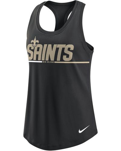 Nike City (nfl New Orleans Saints) Racerback Tank Top - Black