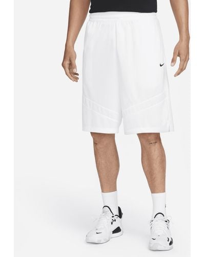 Nike Shorts da basket dri-fit 28 cm icon - Bianco