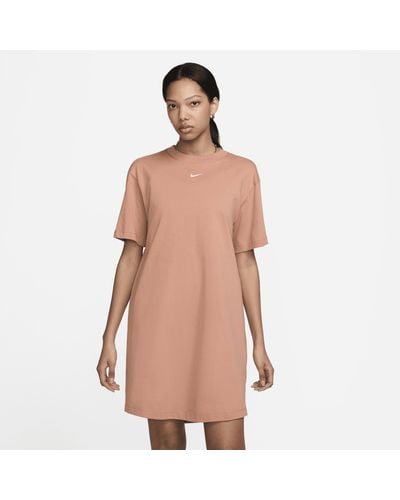 Nike Sportswear Chill Knit Oversized T-shirt Dress - Gray